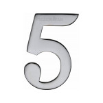 M Marcus Heritage Brass Numeral 5 - 51mm Self Adhesive